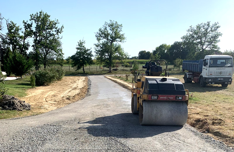 Compactage terrain à Vic en bigorre dans le Gers